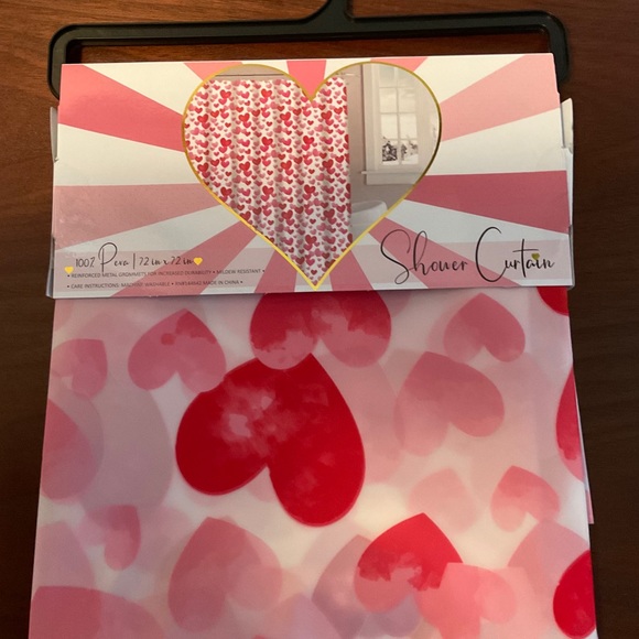 Other - ❤️ NWT HEARTS PEVA SHOWER CURTAIN❤️
